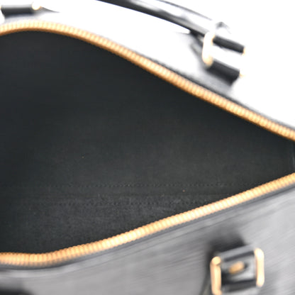 Louis Vuitton Epi Speedy 30 Black 5 of 11