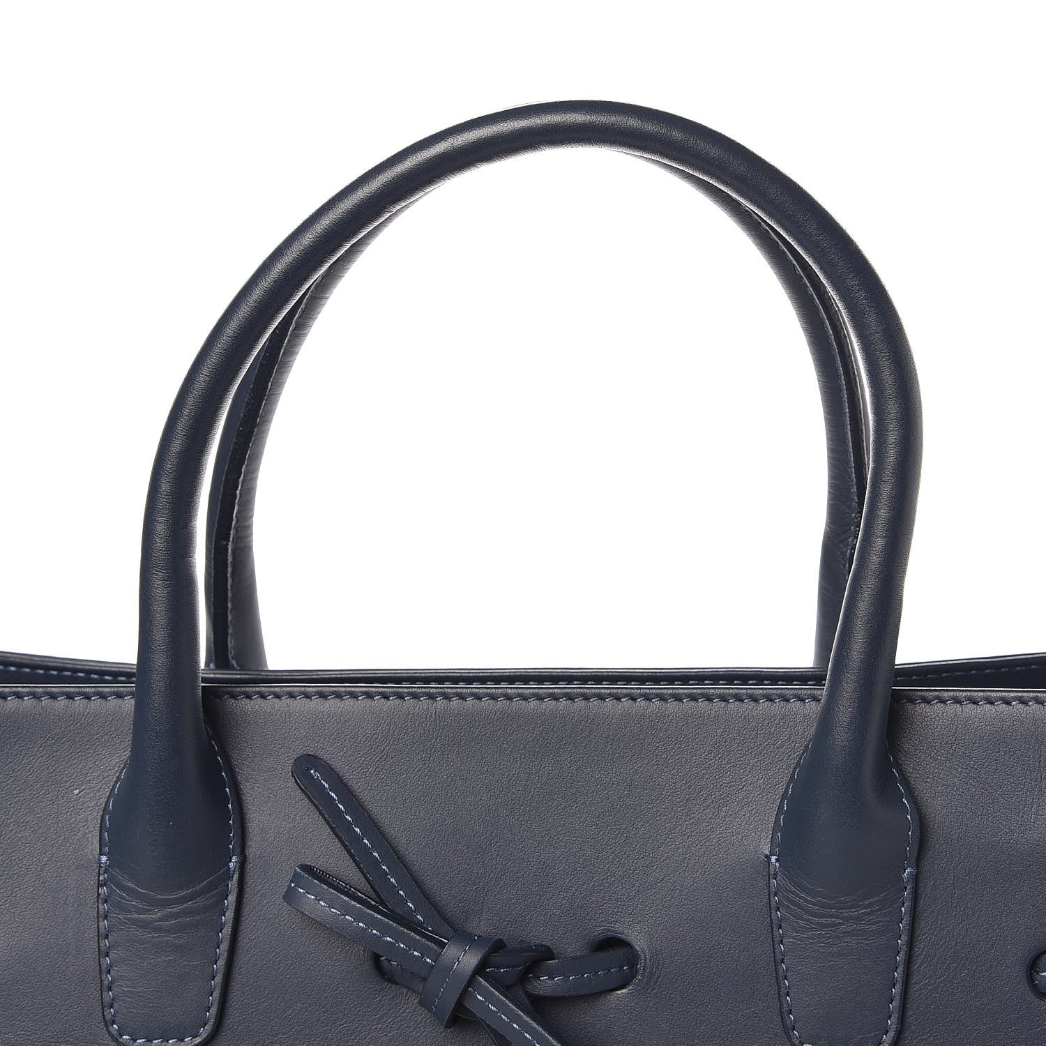 Mansur Gavriel Calfskin Large Sun Bag Blu 7 of 10