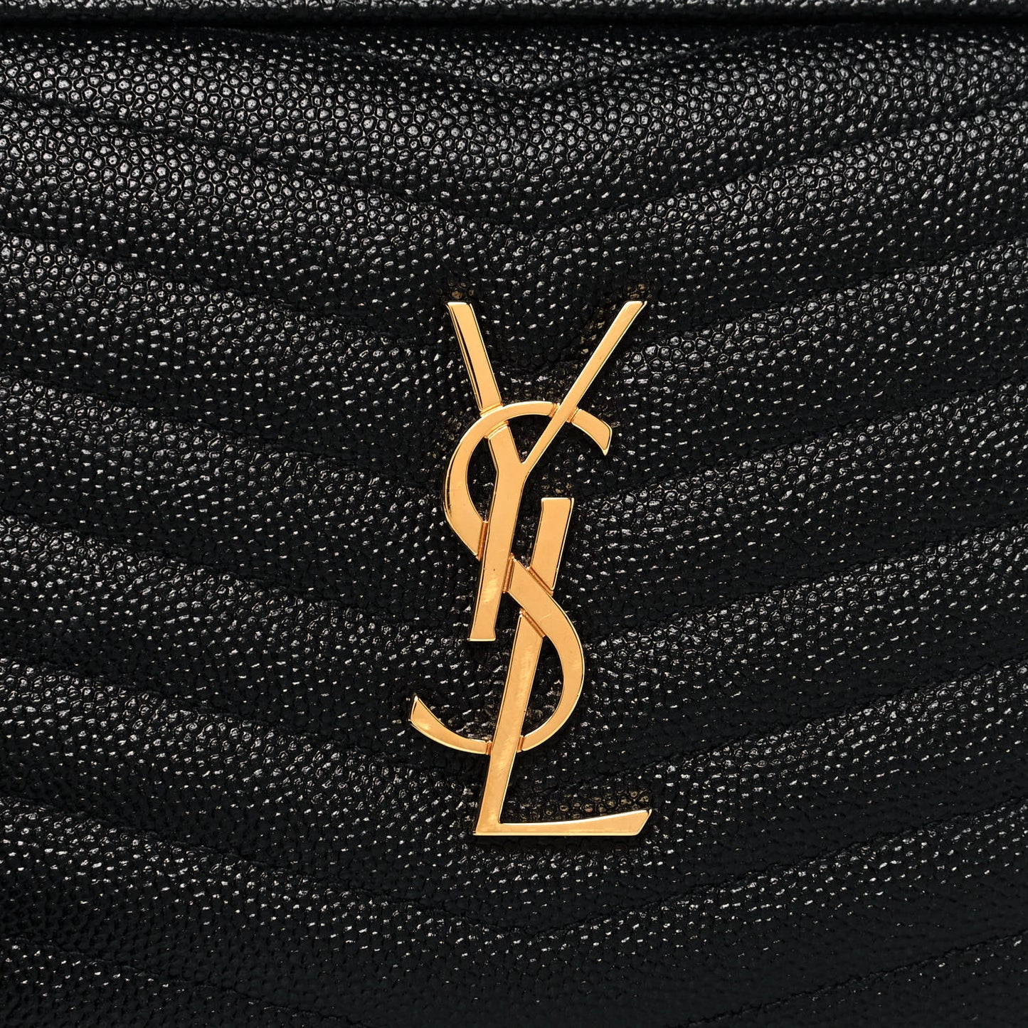 Grain De Poudre Matelasse Monogram Mini Lou Camera Bag Black