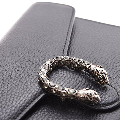 Gucci Calfskin Mini Dionysus Chain Wallet Black 10 of 10