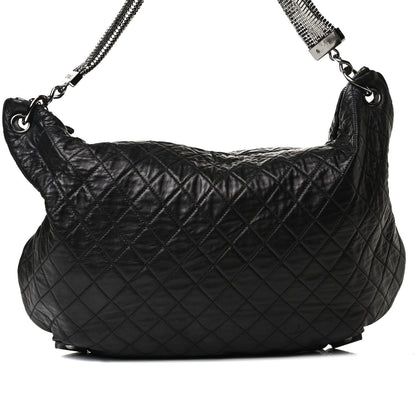 Chanel Lambskin Large Chain Mail Hobo Black 8 of 20