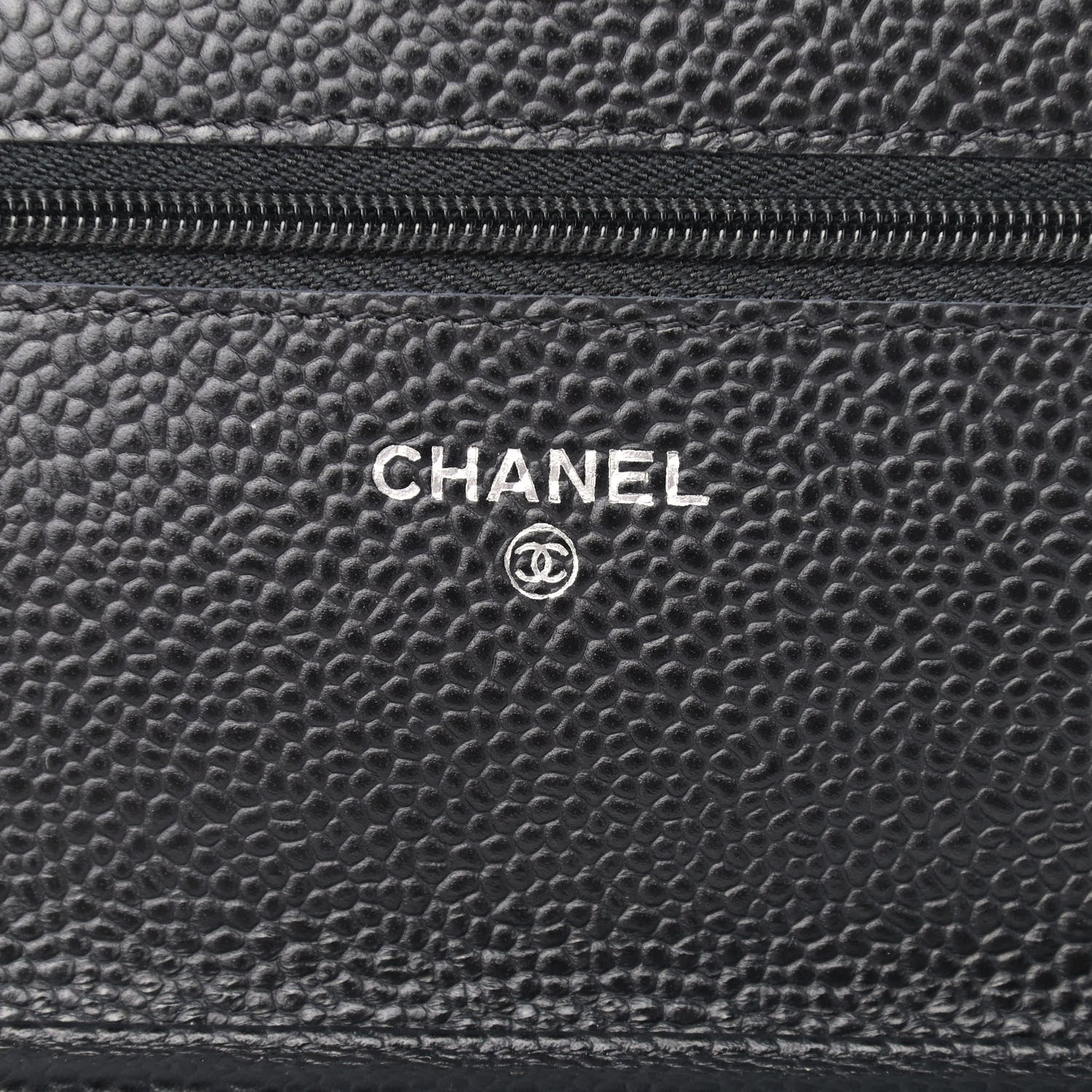 Chanel Caviar Quilted Wallet On Chain WOC Black 6 of 10
