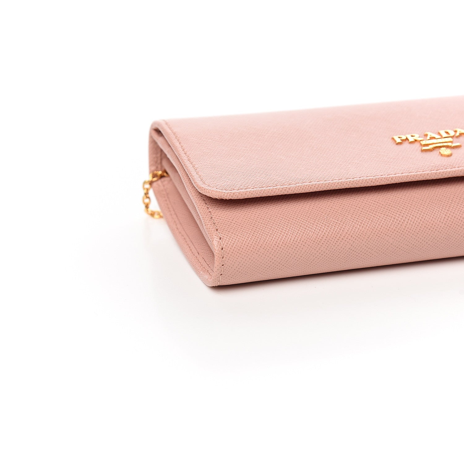 Prada Saffiano Metal Continental Flap Wallet Orchidea 7 of 10