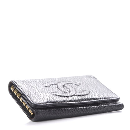 Chanel Caviar Timeless CC 6 Key Holder Case Black 4 of 7