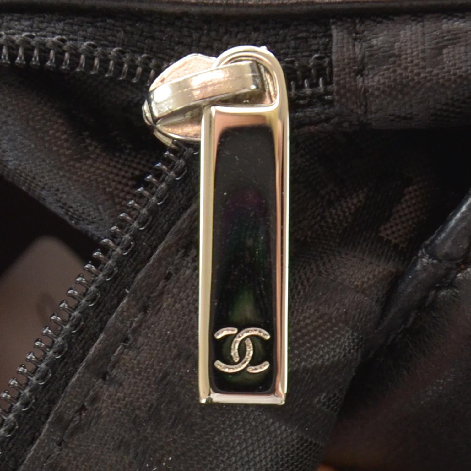 Chanel Lambskin Quilted CC Turnlock Flap Shoulder Bag Black 9 of 9