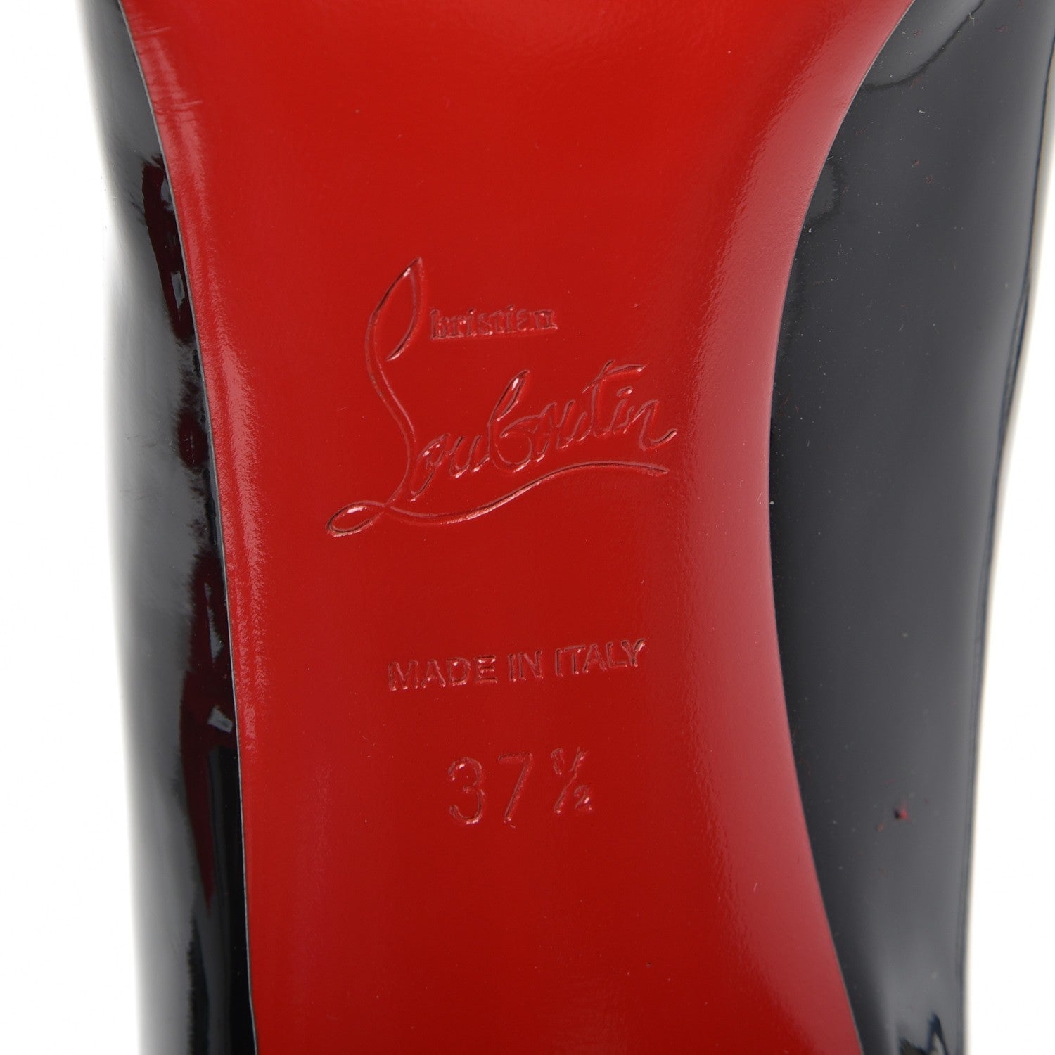 Christian Louboutin Patent Simple 100 Pumps 37.5 Black 6 of 7
