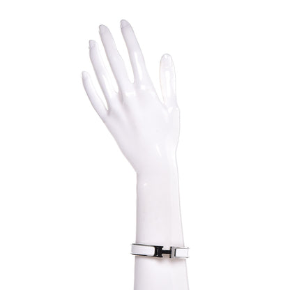 Hermes Enamel Narrow Clic Clac H Bracelet PM White 2 of 7