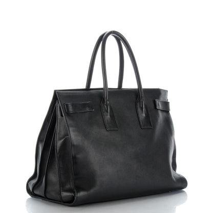 Saint Laurent Calfskin Large Sac De Jour Carryall Black 3 of 13