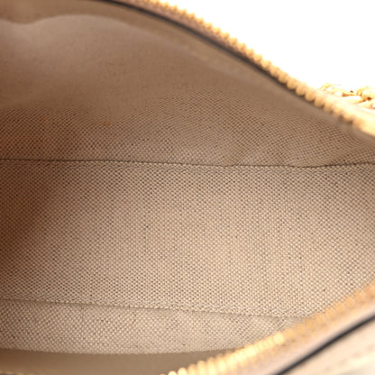 Gucci GG Supreme Monogram Textured Dollar Calfskin Web Small Ophidia GG Handbag Beige Mystic White Oatmeal 5 of 10