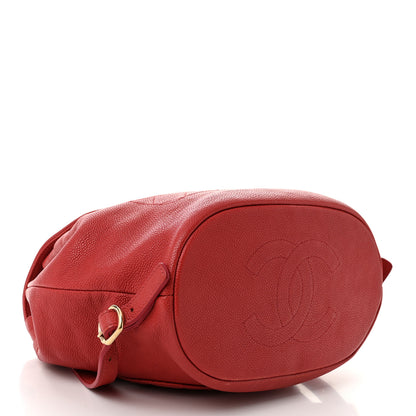 Chanel Caviar Quilted Backpack Red 4 of 10