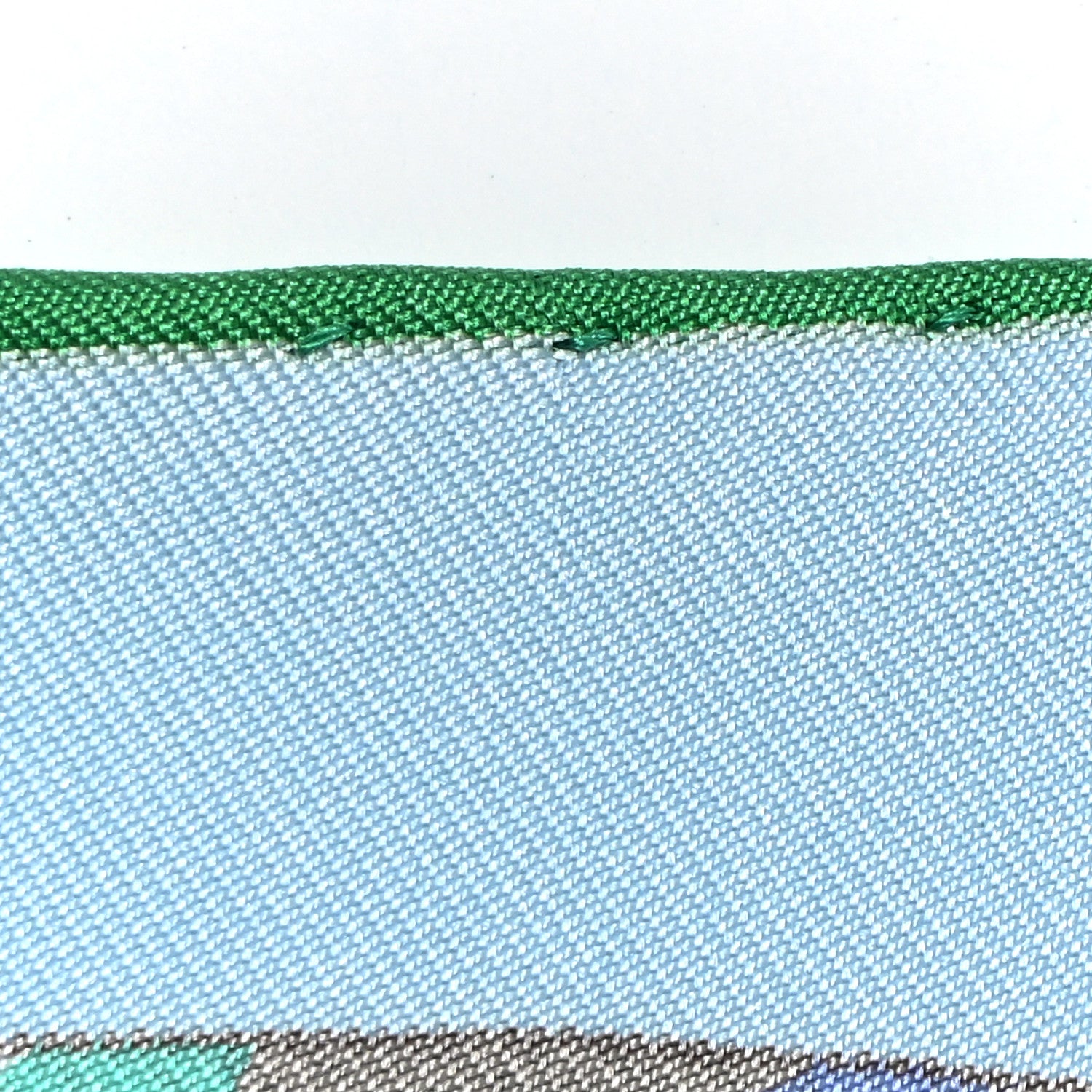 Hermes Silk Plumes En Fete Scarf 90 Ciel Vert Brun 12 of 13