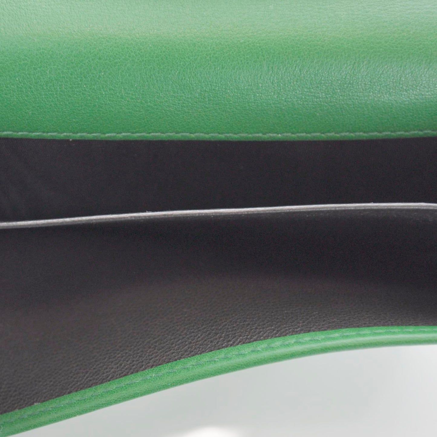 Python Continental Tiger Head Wallet Green