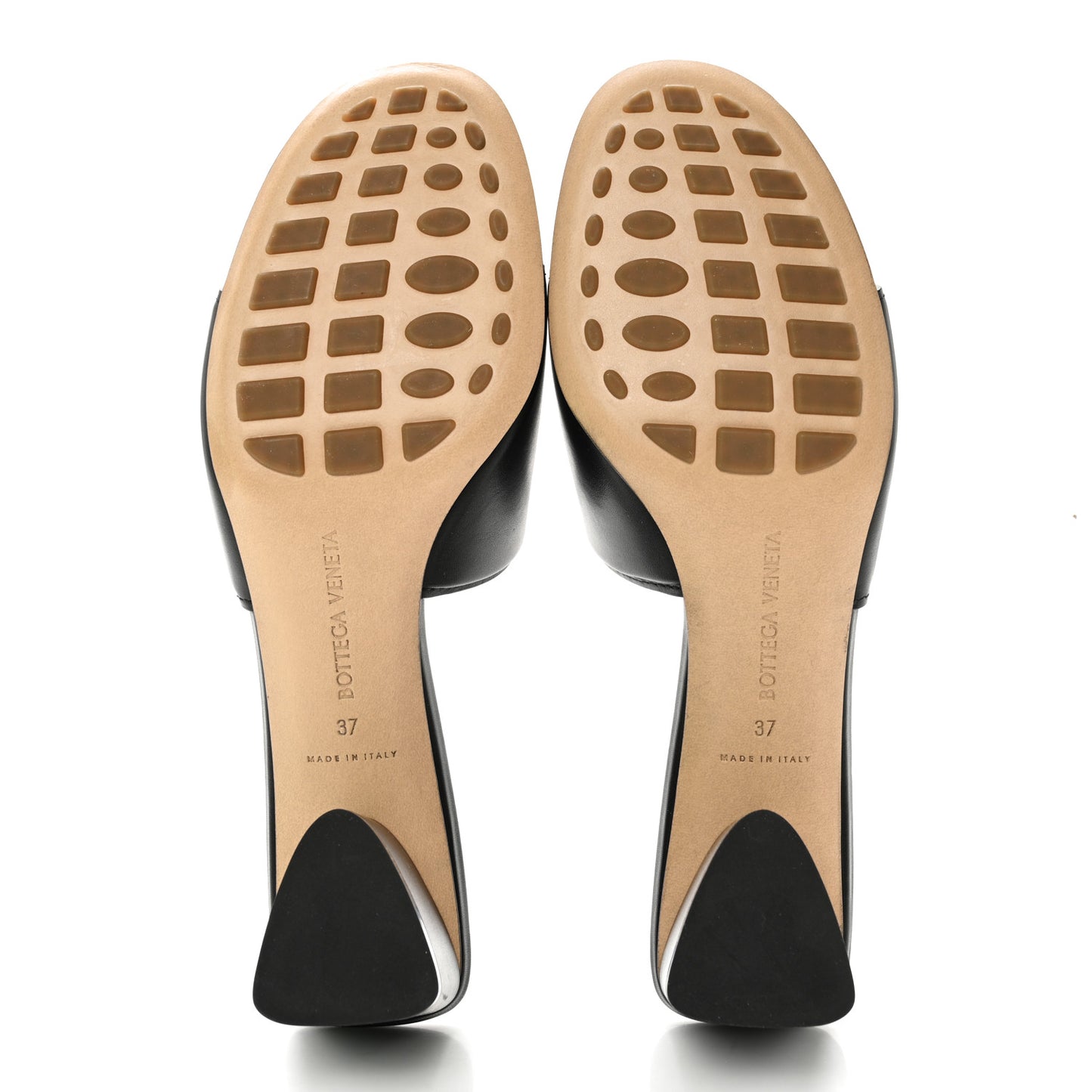 Vienna Calfskin The Band Mule Sandals 37 Black
