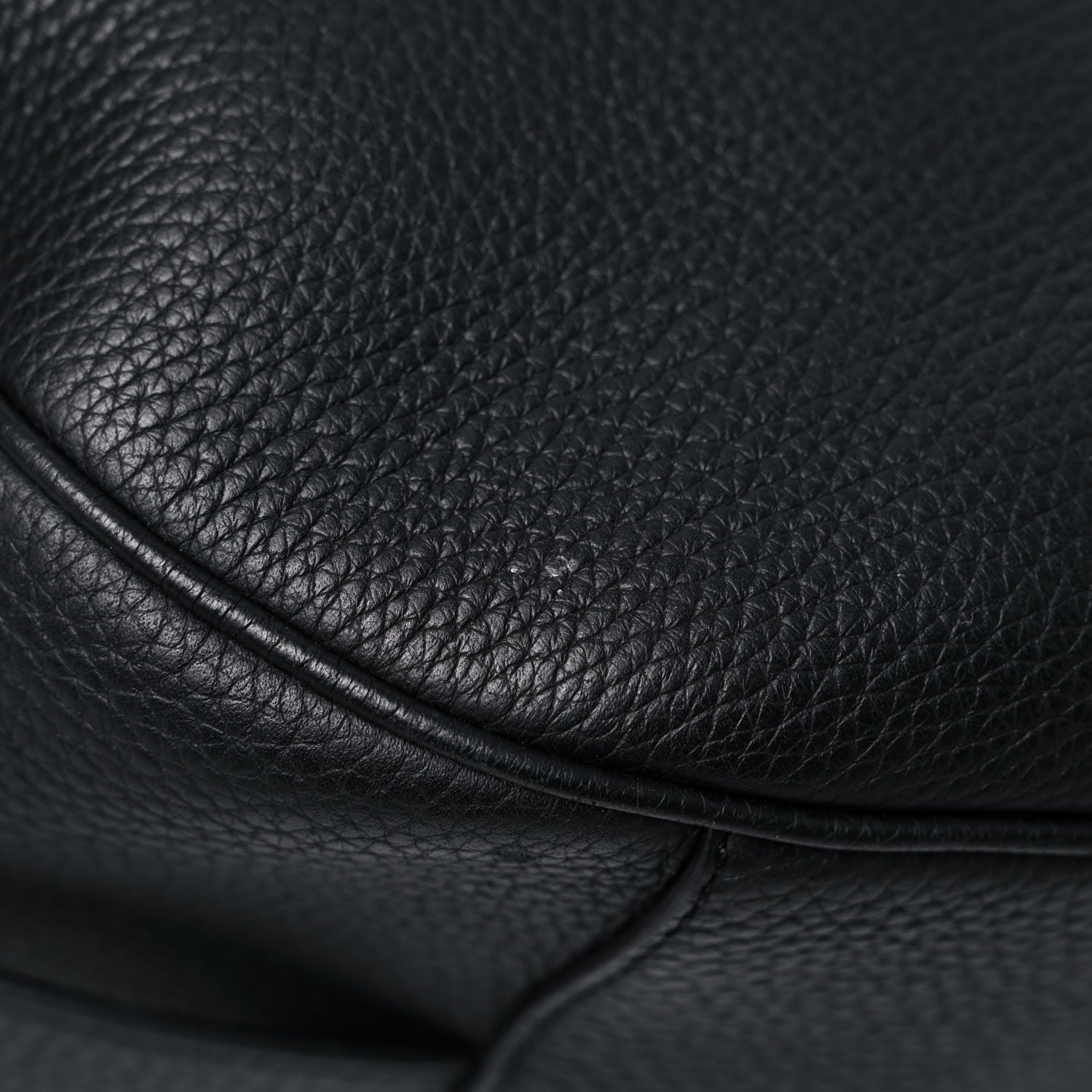Christian Dior Grained Calfskin Saddle Soft Bag Black 11 of 15