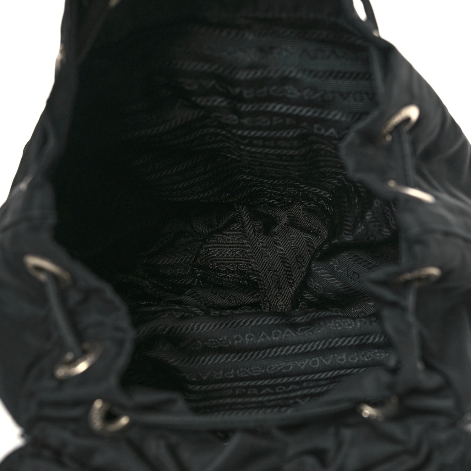Prada Tessuto Nylon Small Backpack Black 5 of 8