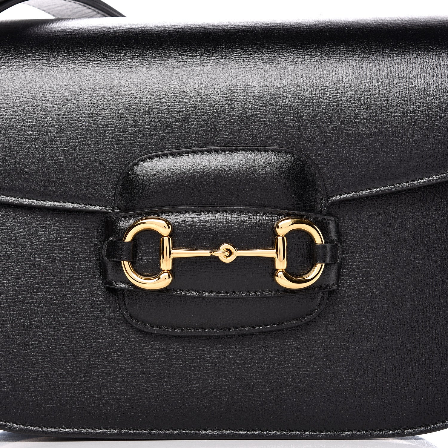 Gucci Azalea Calfskin Horsebit 1955 Shoulder Bag Black 11 of 11