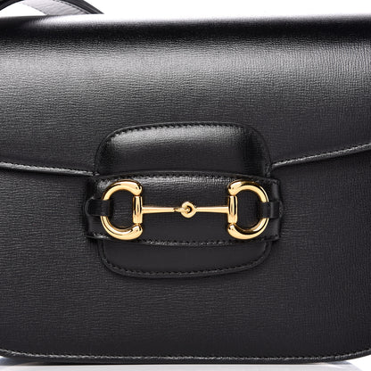 Gucci Azalea Calfskin Horsebit 1955 Shoulder Bag Black 11 of 11