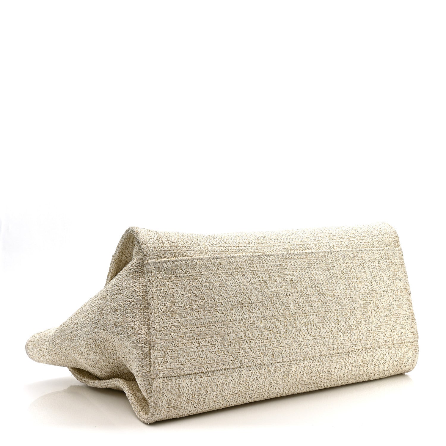 Chanel Lurex Boucle Medium Deauville Tote White 4 of 15