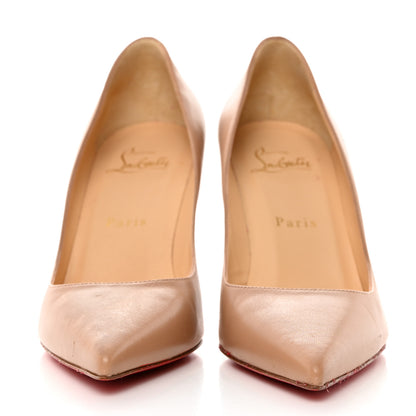 Christian Louboutin Shiny Nappa Apostrophy 85 Pumps 37 Nude 2 of 9