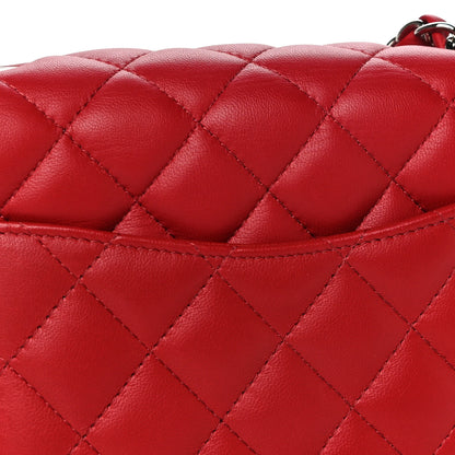 Chanel Lambskin Quilted Mini Square Flap Red 14 of 14
