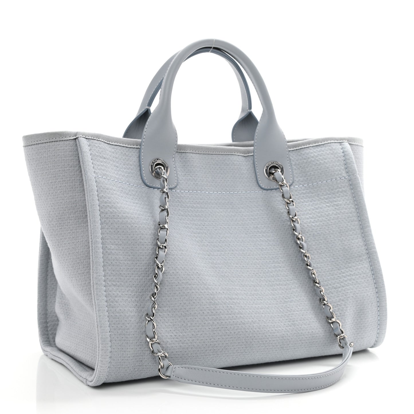 Mixed Fibers Small Deauville Tote Light Blue