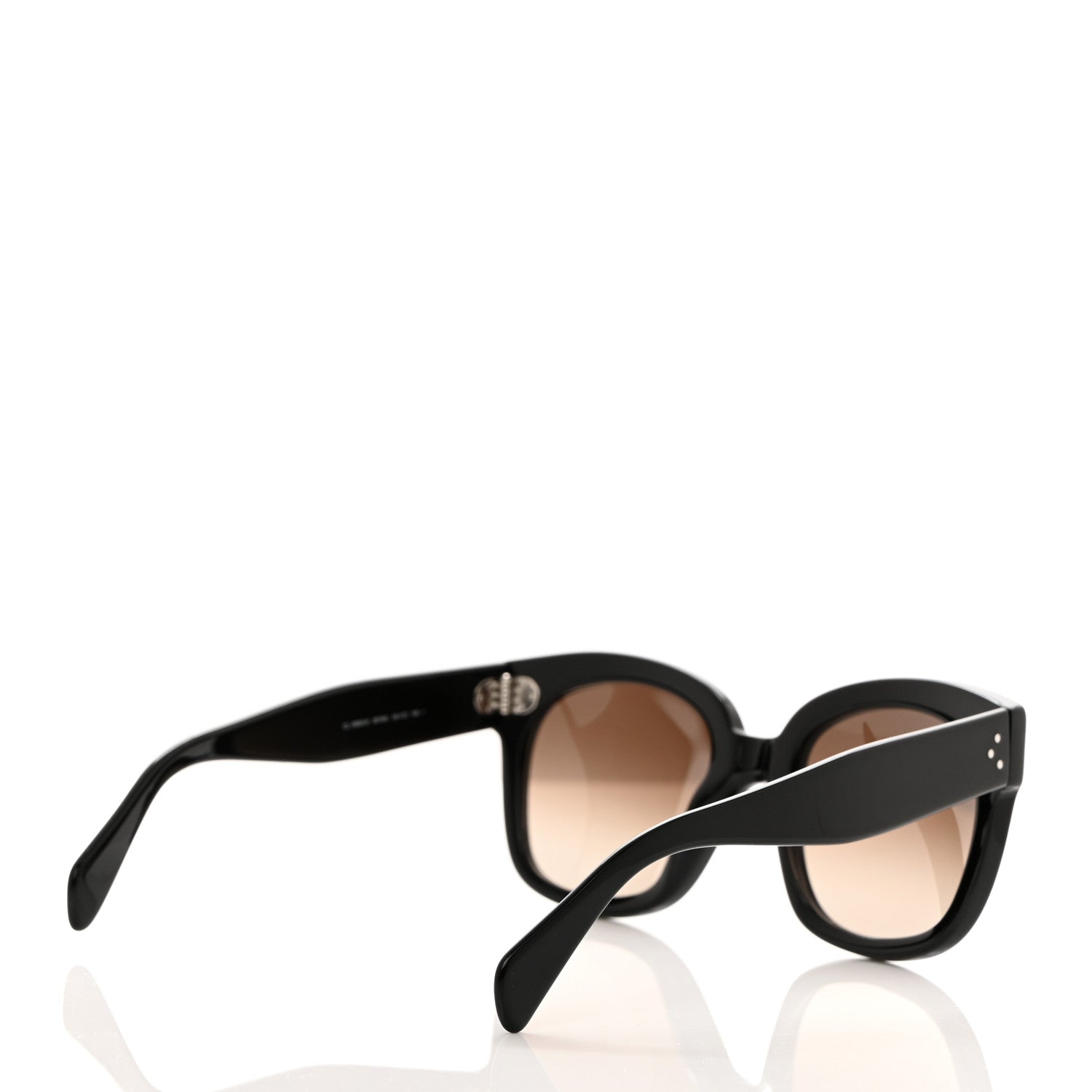 Celine New Audrey Sunglasses CL 41805/S Black 4 of 7