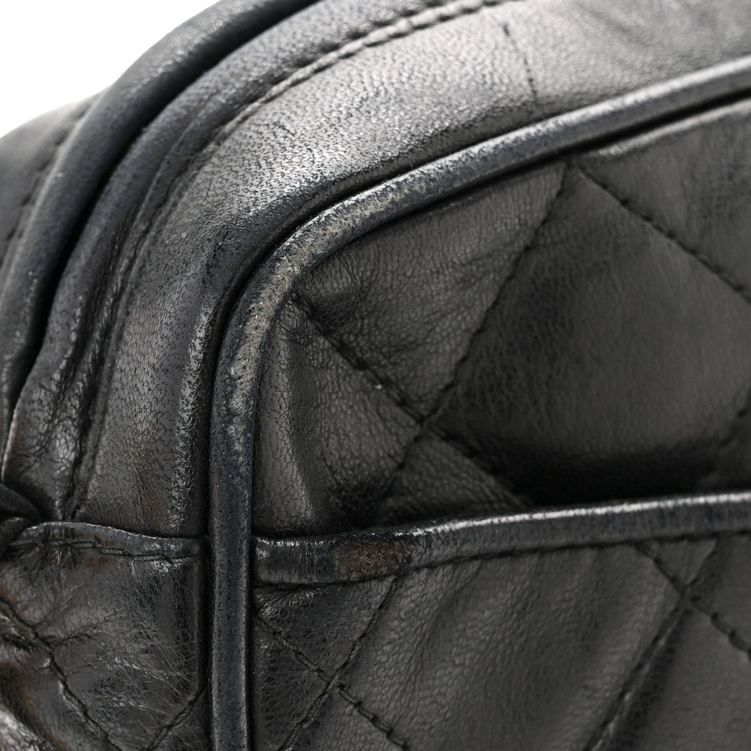Chanel Lambskin Quilted Tassel Camera Case Black 12 of 14