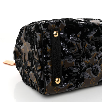 Louis Vuitton Monogram Fleur De Jais Sequins Speedy 30 9 of 10