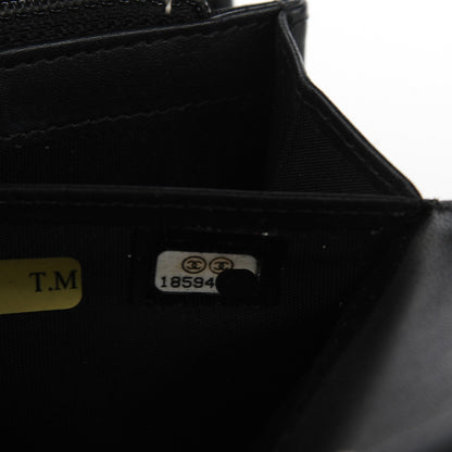 Chanel Patent Quilted Large Brilliant Flap Wallet Black 8 of 8