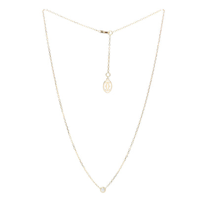 Cartier 18K Yellow Gold Diamond SM D'Amour Pendant Necklace 3 of 6