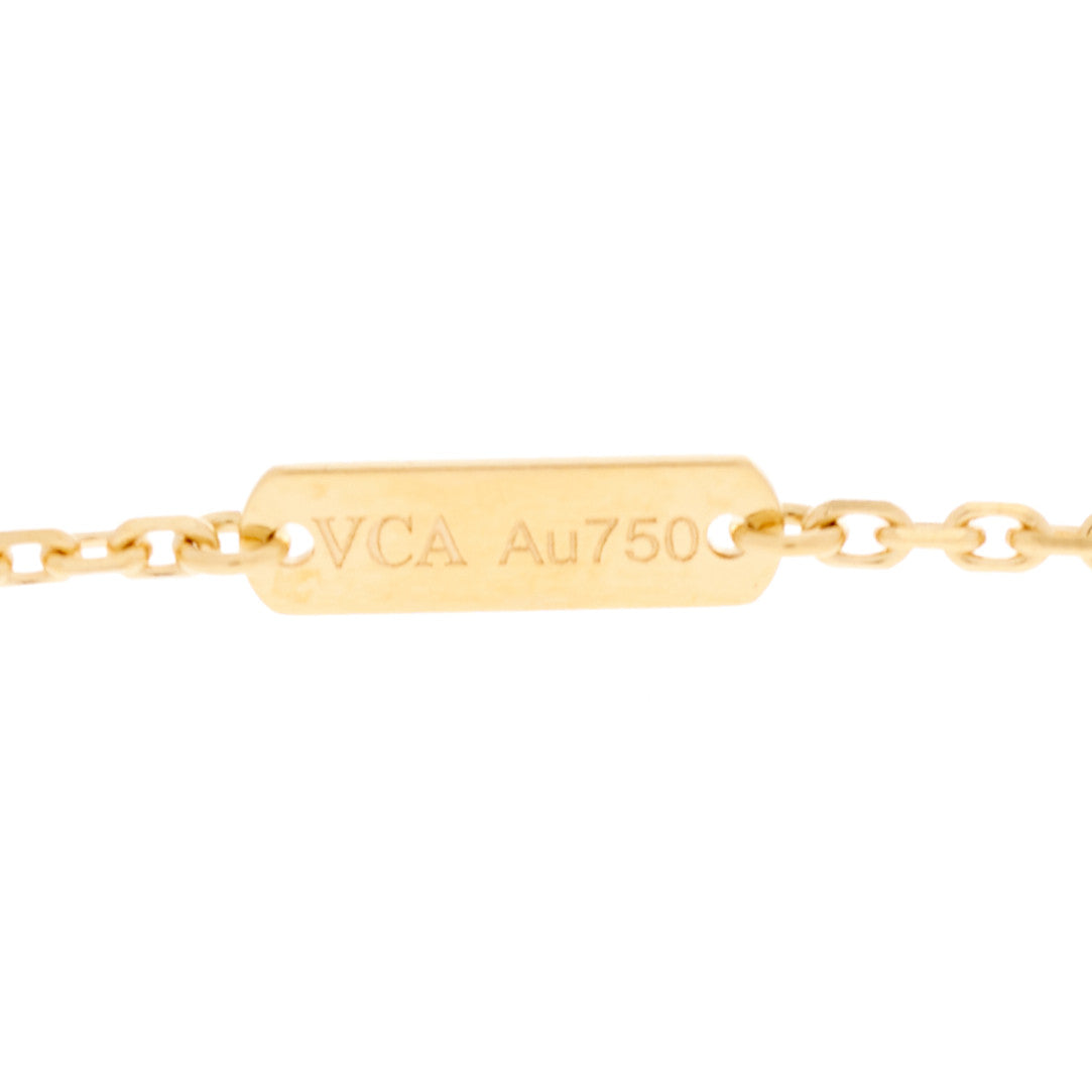 18K Yellow Gold Vintage Alhambra Pendant Necklace
