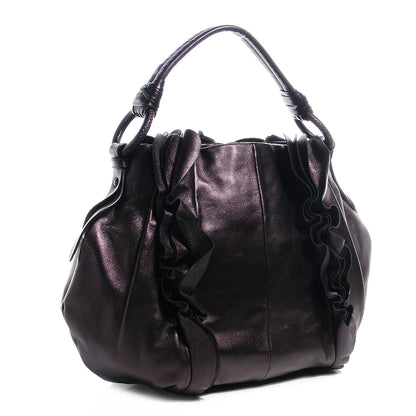 Prada Nappa Mordore Leather Ruffle Bag Ribes 3 of 9