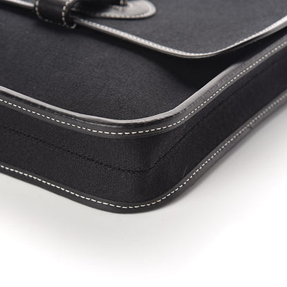 Hermes Toile Officier Mini Buenaventura Messenger Black 9 of 10