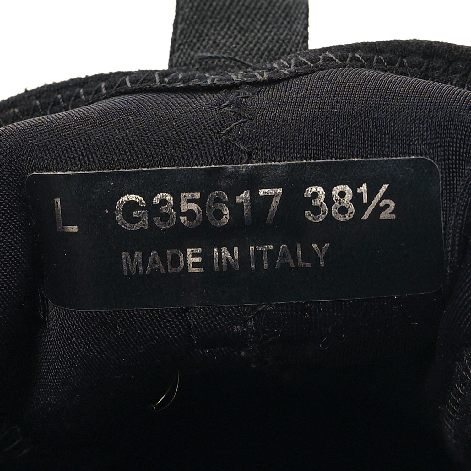 Chanel Velvet Calfskin Mixed Fibers CC Sneakers 38.5 Black 6 of 9