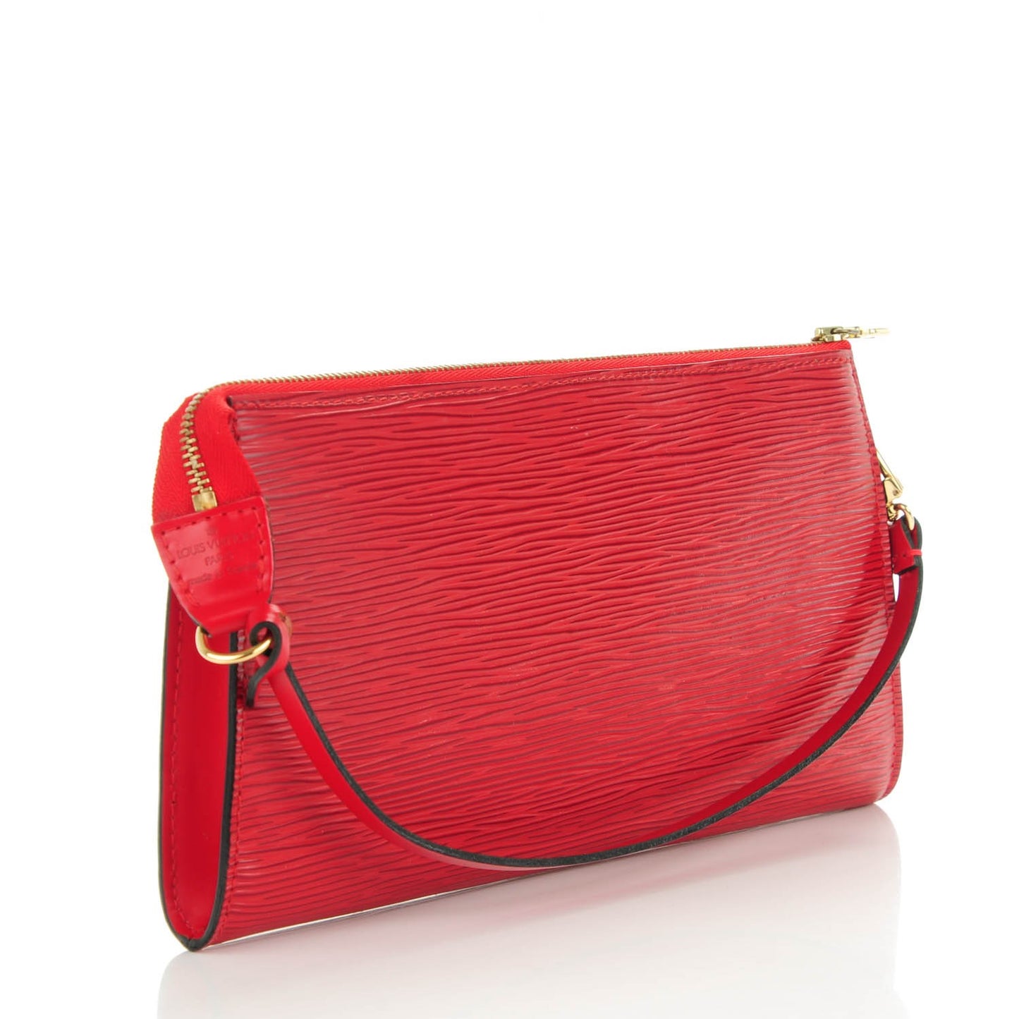Epi Pochette Accessories 24 Castillan Red