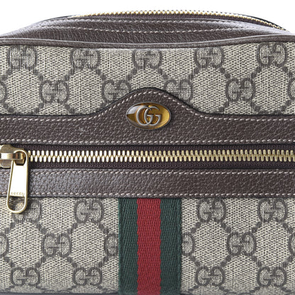 Gucci GG Supreme Monogram Web Small Ophidia Belt Bag 85 34 Dark Brown 10 of 10