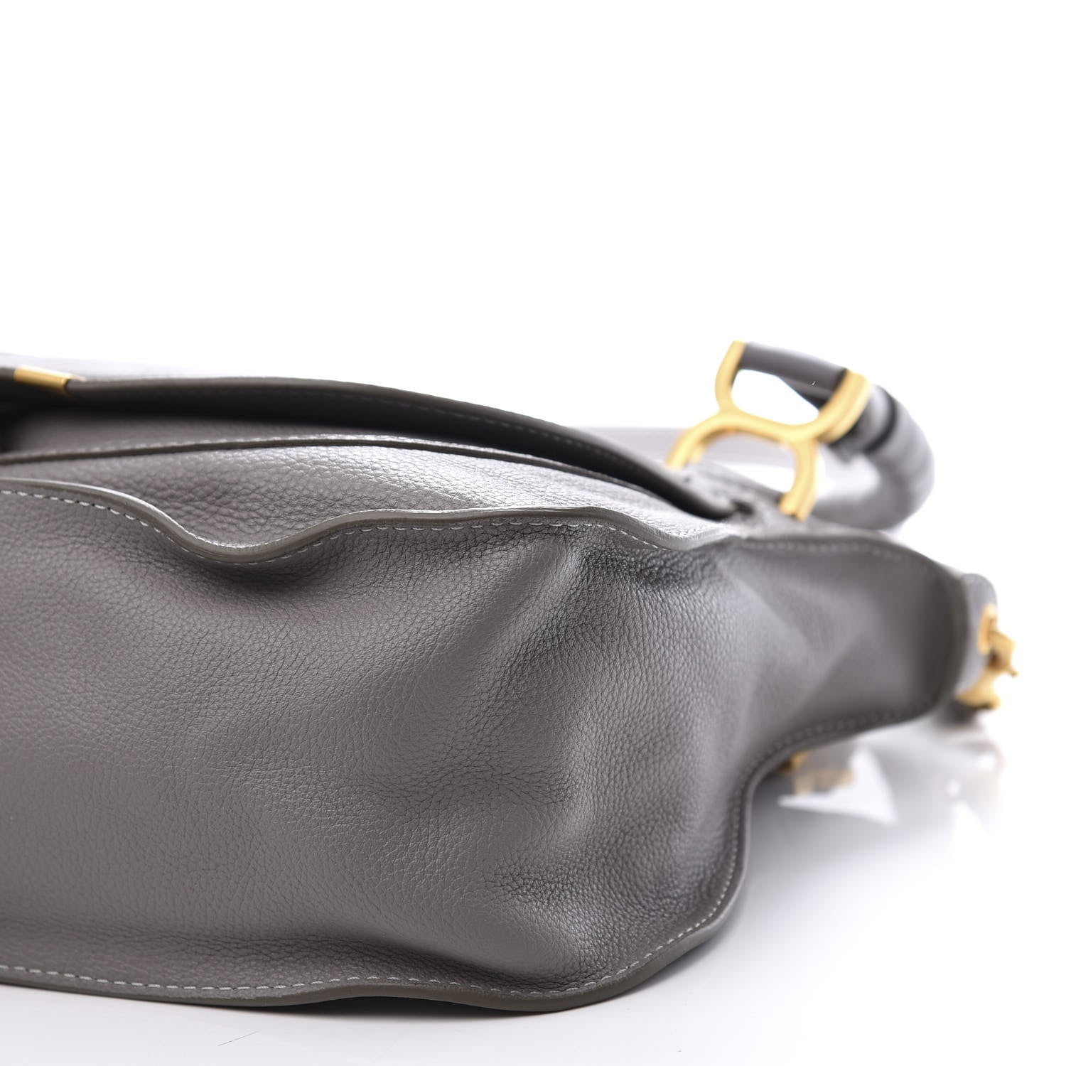 Chloe Calfskin Medium Marcie Satchel Cashmere Grey 9 of 11