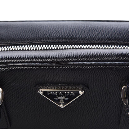 Prada Saffiano Lux Bauletto Black 7 of 10