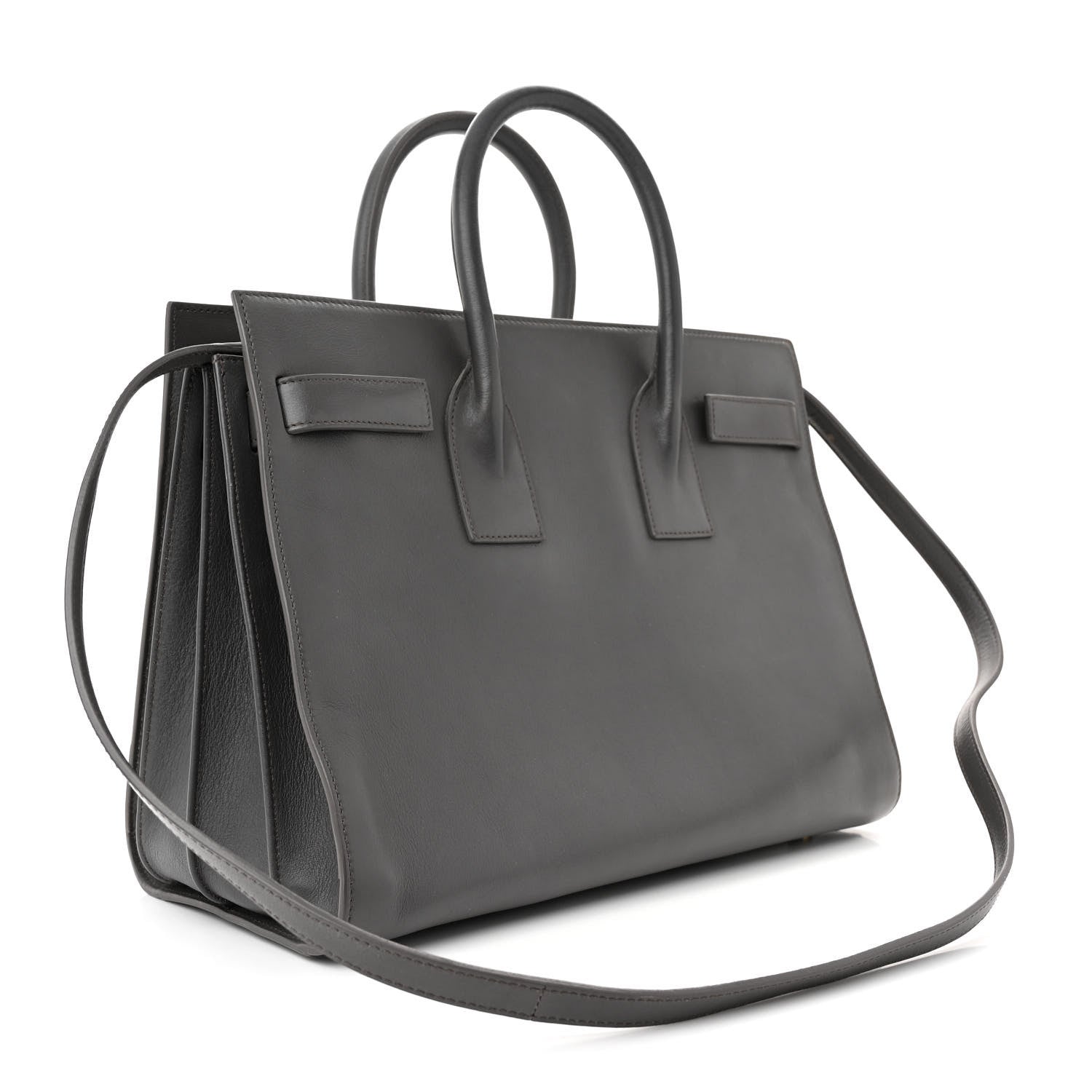 Saint Laurent Calfskin Small Sac De Jour Fog 3 of 12