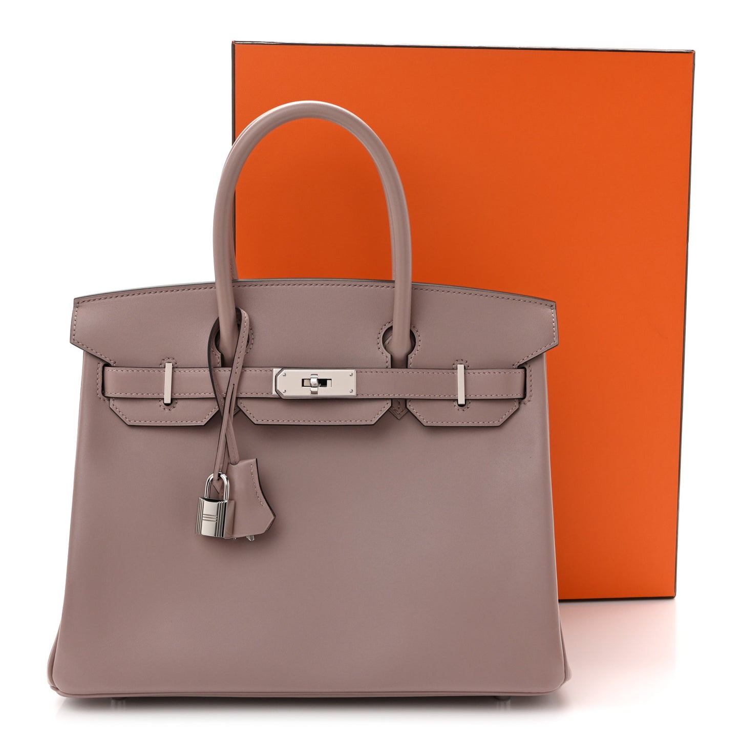 Veau Tadelakt Birkin 30 Glycine