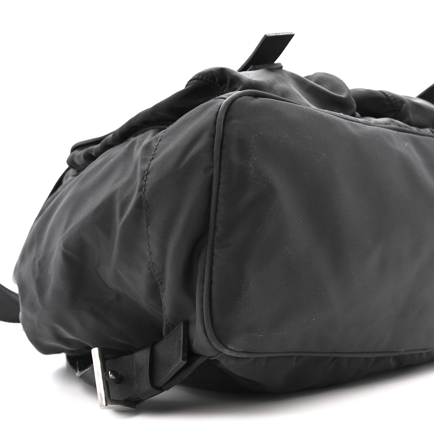 Prada Nylon Vela Medium Backpack Black 9 of 15