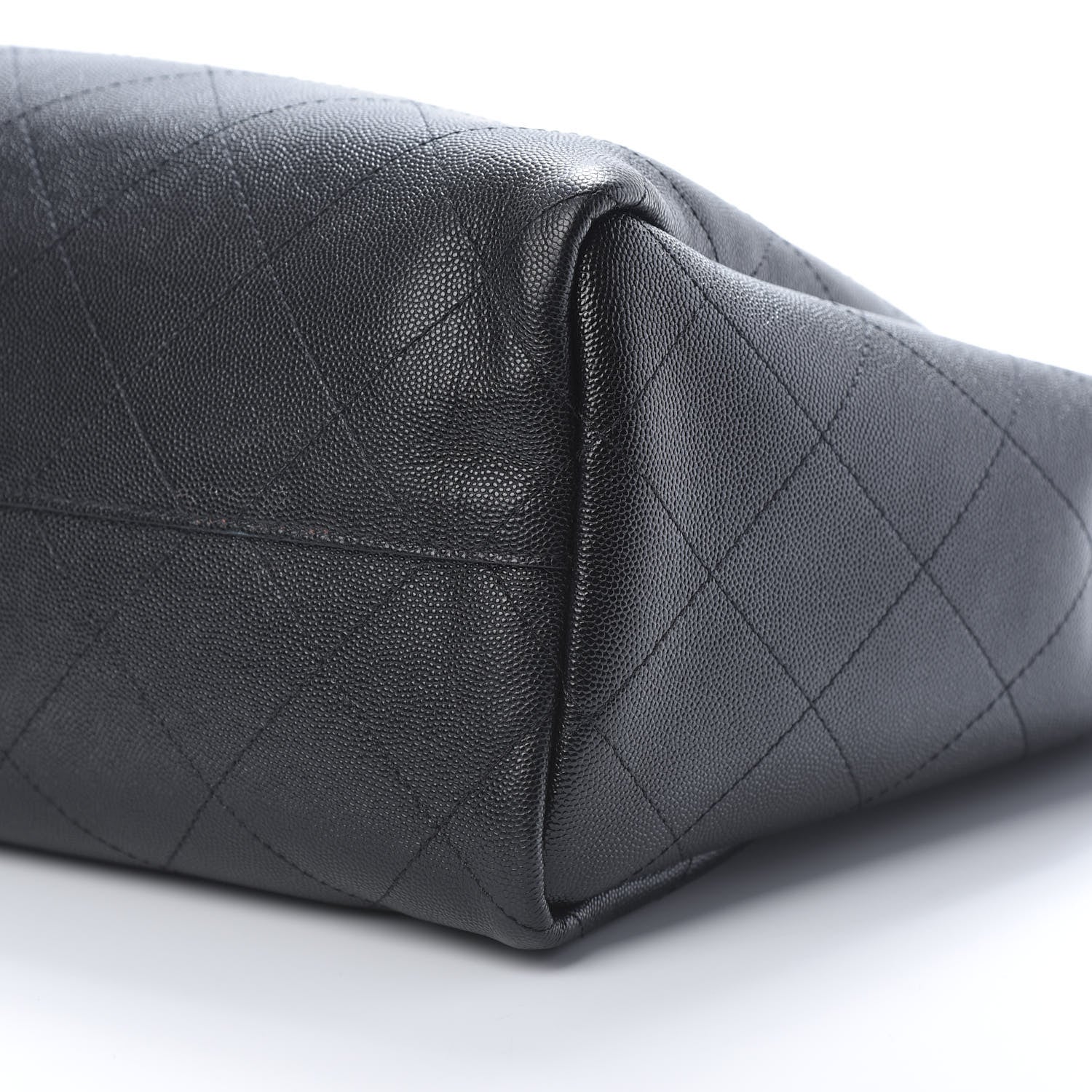 Chanel Caviar Stitched Large Shopping Tote Black 10 of 12