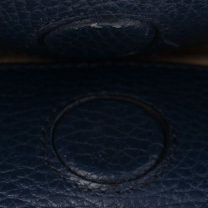 Gucci Nappa Bamboo Web Small Nymphaea Top Handle Bag Navy 11 of 12