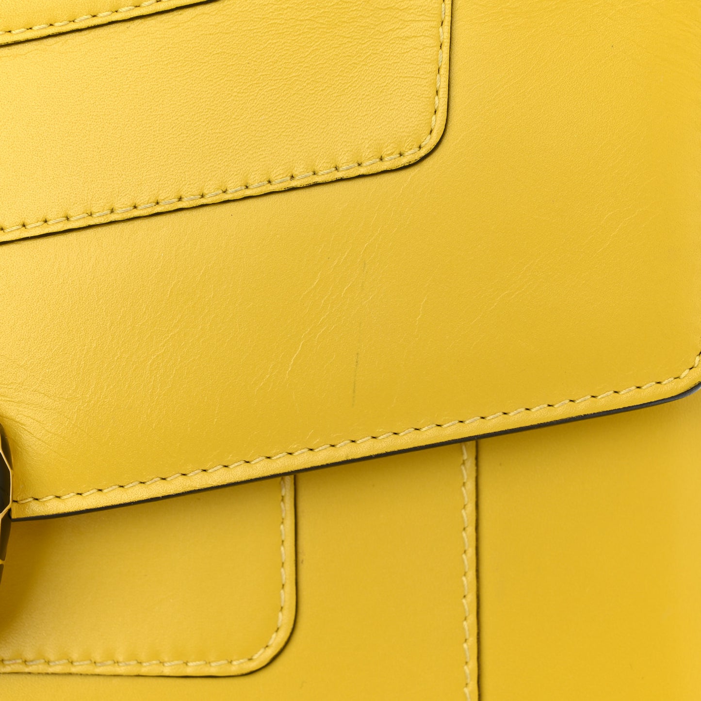 Calfskin Serpenti Forever Shoulder Bag Yellow