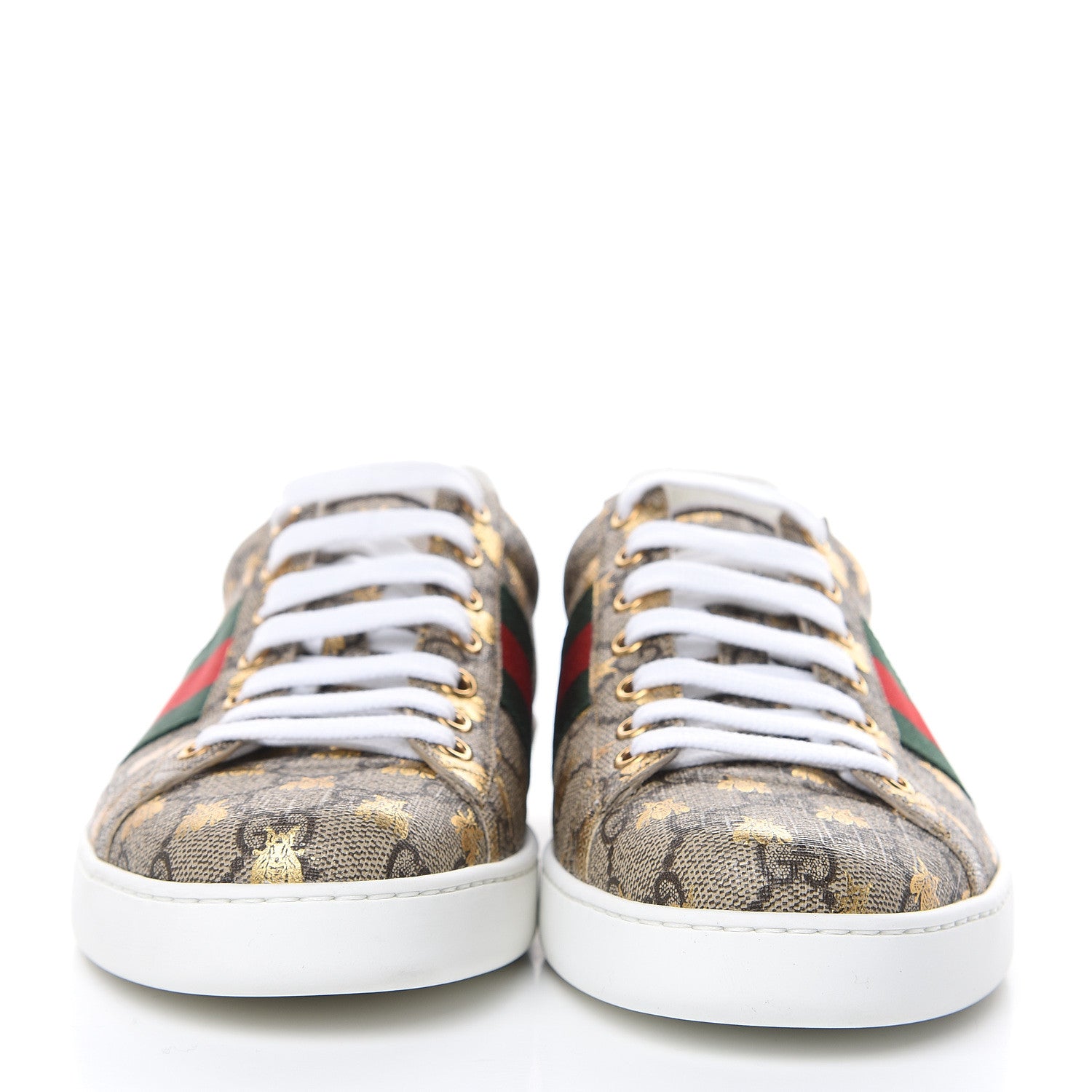 Gucci GG Supreme Monogram Ayers Mens Ace Bee Sneaker 8 2 of 11