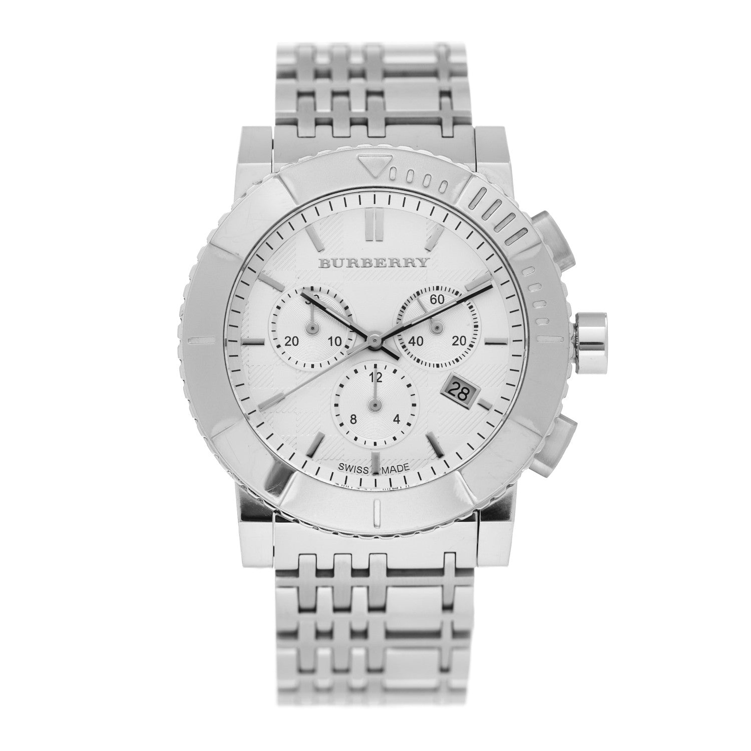 Burberry Stainless Steel 42mm Chronograph Quartz Watch BU2303 1 of 5