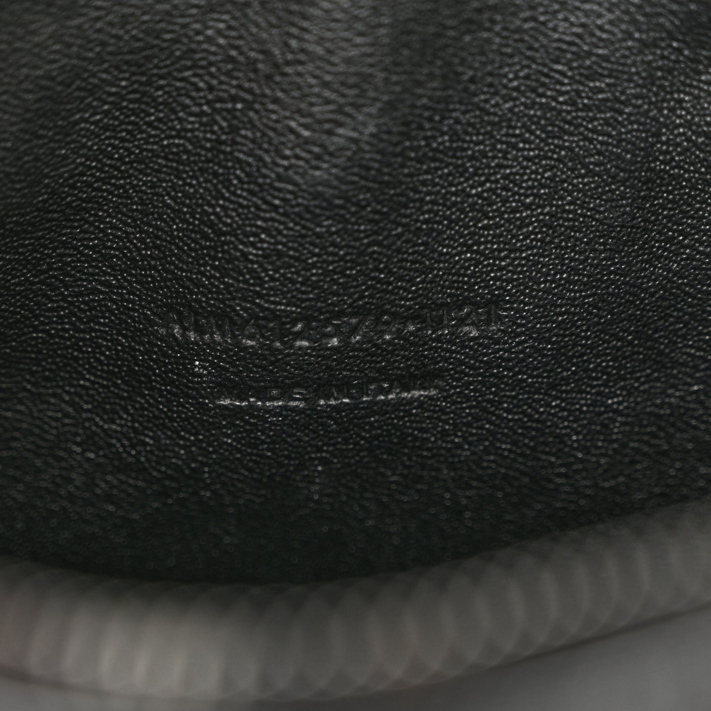 Grain De Poudre Matelasse Monochrome Monogram Mini Lou Camera Bag Black