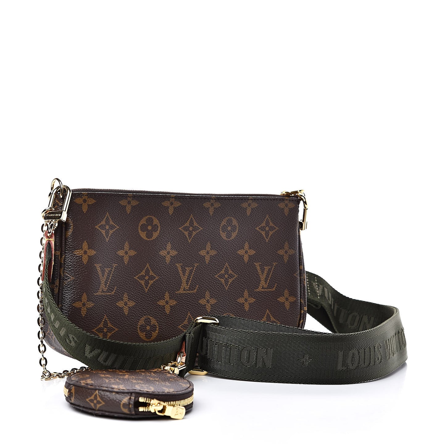 Monogram Multi Pochette Accessories Kaki