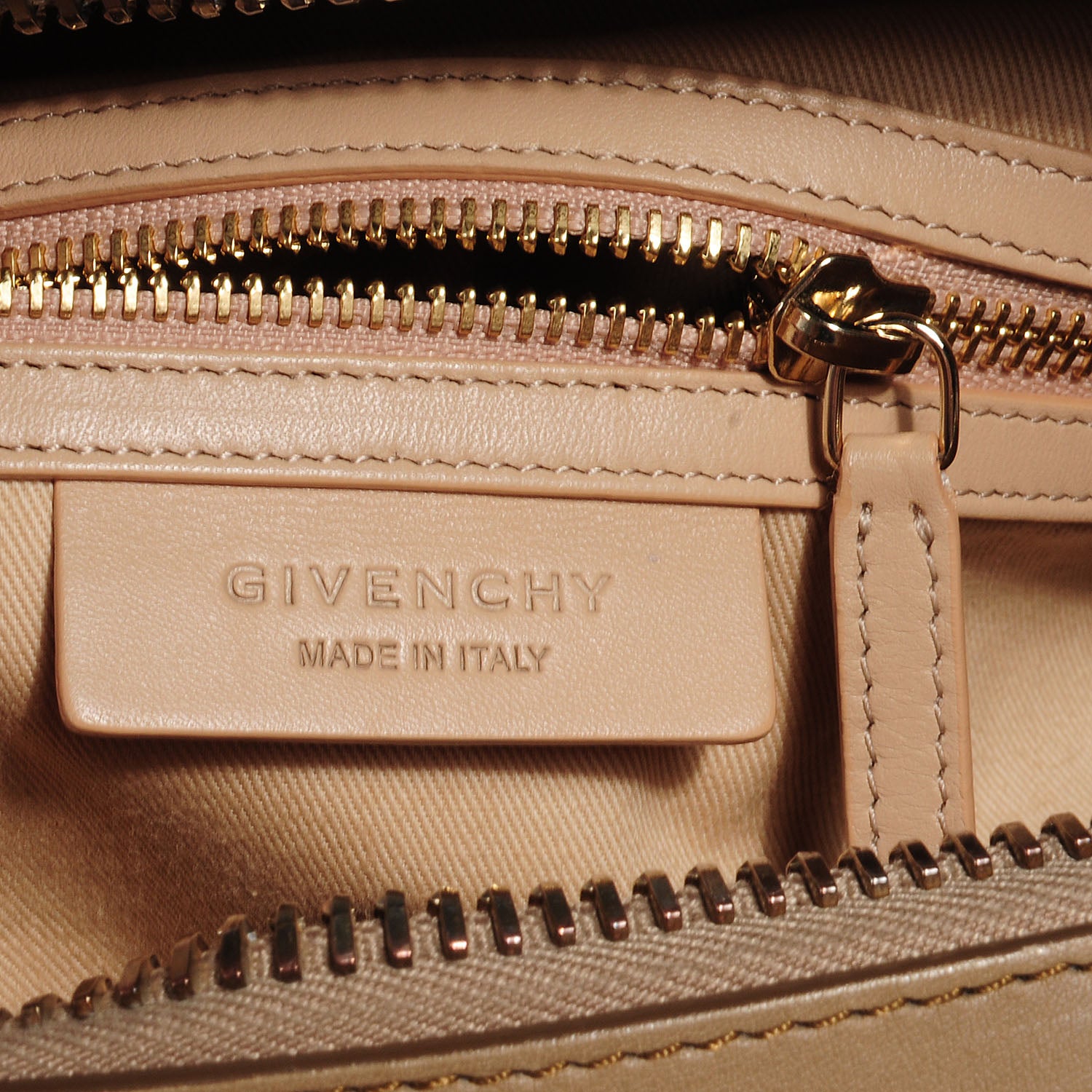Givenchy Matte Calfskin Medium Bi-Color Lucrezia Beige Orange 7 of 10