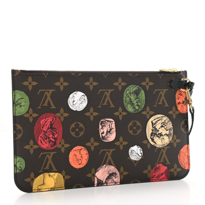 Louis Vuitton X FORNASETTI Monogram Cameo Neverfull MM GM Pochette 2 of 5